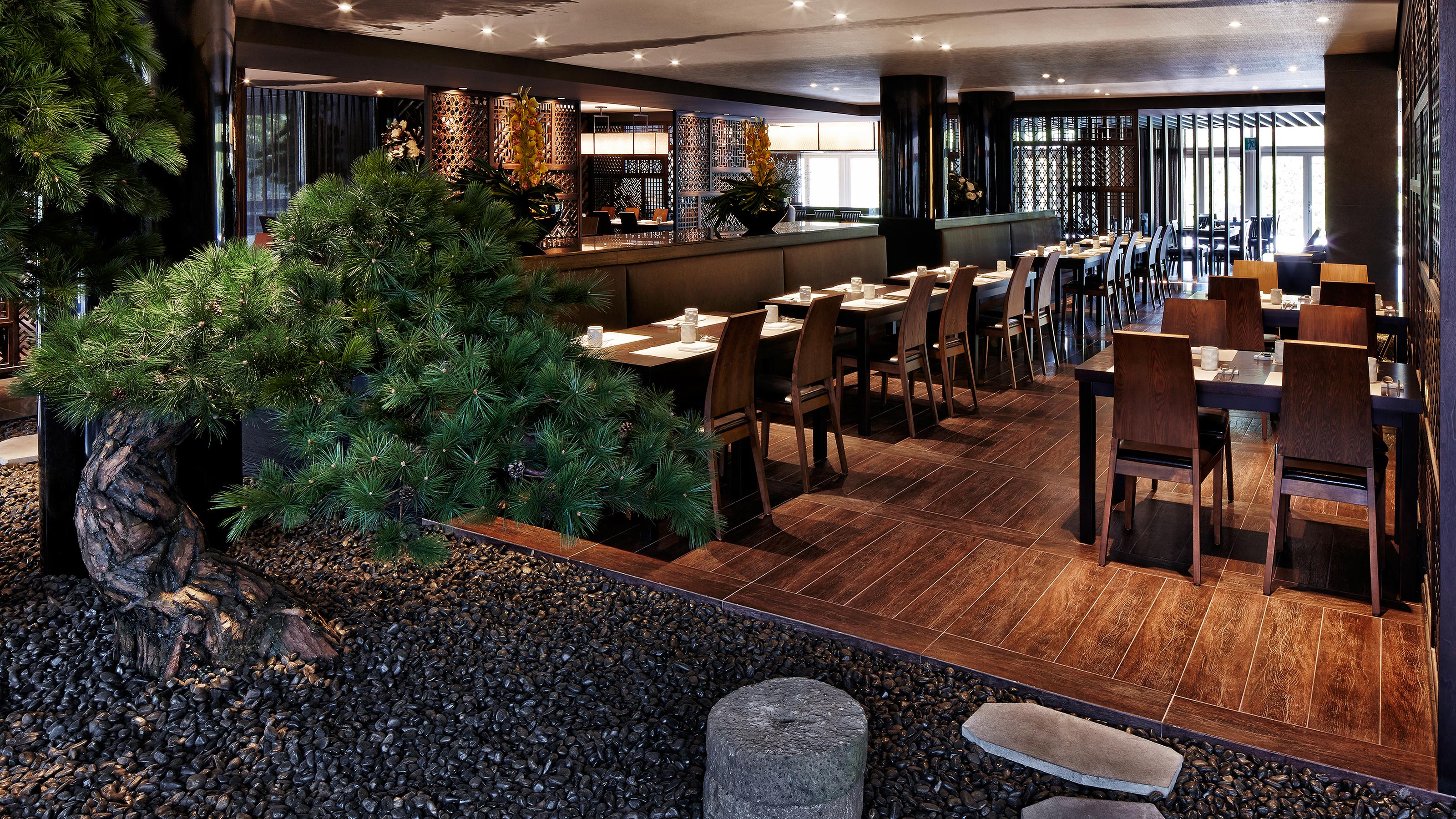 Kensington Jeju Hotel エクステリア 写真 Interior of the restaurant